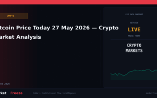 Bitcoin Price Today 27 May 2026 — Crypto Market Analysis