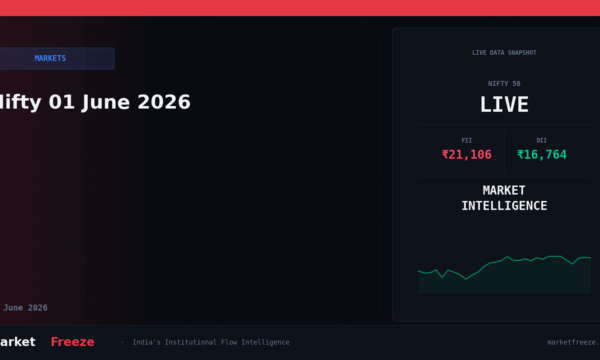 Nifty 01 June 2026