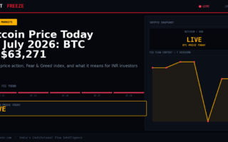 Bitcoin Price Today 28 July 2026: BTC at $63,271
