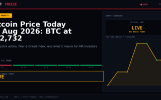 Bitcoin Price Today 03 Aug 2026: BTC at $62,732