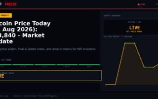 Bitcoin Price Today (04 Aug 2026): $63,840 – Market Update