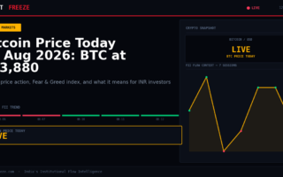 Bitcoin Price Today 12 Aug 2026: BTC at $63,880