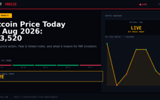 Bitcoin Price Today 13 Aug 2026: $63,520