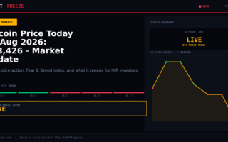 Bitcoin Price Today 17 Aug 2026: $63,426 – Market Update