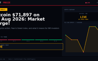 Bitcoin $71,897 on 20 Aug 2026: Market Surge!