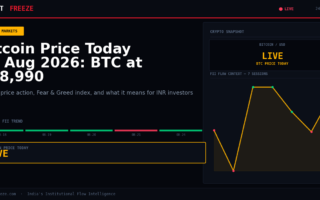Bitcoin Price Today 24 Aug 2026: BTC at $78,990
