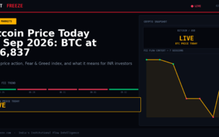 Bitcoin Price Today 02 Sep 2026: BTC at $76,837