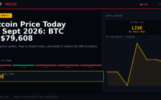 Bitcoin Price Today 07 Sept 2026: BTC at $79,608