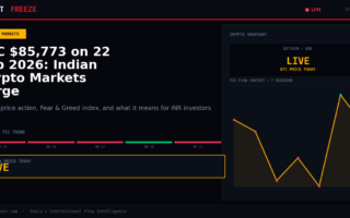 BTC $85,773 on 22 Sep 2026: Indian Crypto Markets Surge