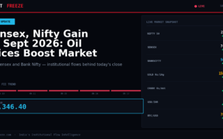 Sensex, Nifty Gain 18 Sept 2026: Oil Prices Boost Market