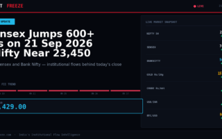 Sensex Jumps 600+ Pts on 21 Sep 2026 | Nifty Near 23,450