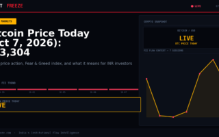 Bitcoin Price Today (Oct 7, 2026): $83,304