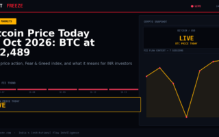 Bitcoin Price Today 14 Oct 2026: BTC at $82,489