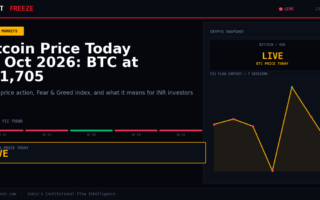 Bitcoin Price Today 23 Oct 2026: BTC at $81,705