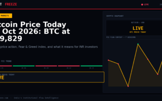 Bitcoin Price Today 26 Oct 2026: BTC at $79,829