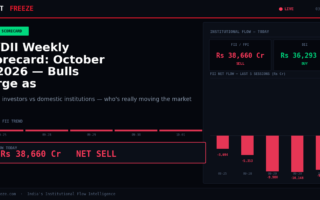 FII/DII Weekly Scorecard: October 3, 2026 — Bulls Surge as Institutions Buy