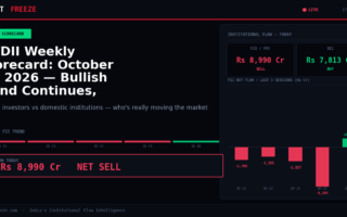 FII/DII Weekly Scorecard: October 17, 2026 — Bullish Trend Continues, FIIs Net Buyers